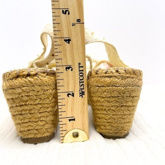 Cabrizi | Women's Slingback Wedge Sandals Shoes Size 9 - Picture 6 of 13